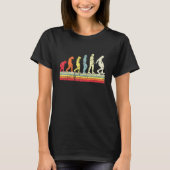 Evolutie van het Man Skateboarden  Schaats Stree T-shirt (Voorkant)