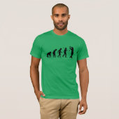 evolutie van het Mankind Funny Golf T-shirt (Voorkant volledig)
