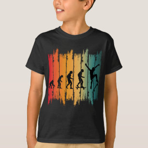 Evolutie van het skateboarden t-shirt