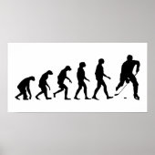 Evolutie van Hockey Poster (Voorkant)