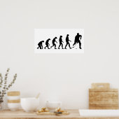Evolutie van Hockey Poster (Keuken)