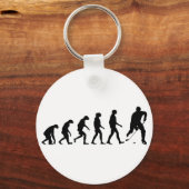 Evolutie van Hockey Sleutelhanger (Voorkant)