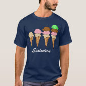 Evolutie van ijskap t-shirt (Voorkant)