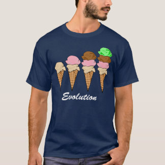 Evolutie van ijskap t-shirt