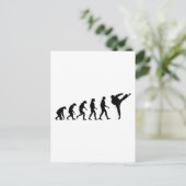 Evolutie van Karate Briefkaart (Staand voorkant)