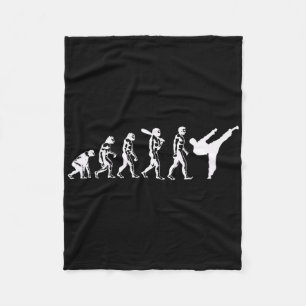Evolutie van Karate Martial Arts Kickboksen Taekwo Fleece Deken