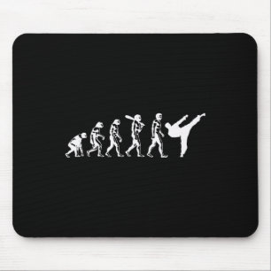 Evolutie van Karate Martial Arts Kickboksen Taekwo Muismat