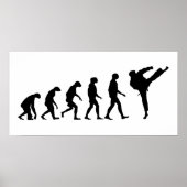Evolutie van Karate Poster (Voorkant)