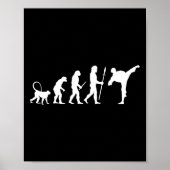 Evolutie van Karate Poster (Voorkant)