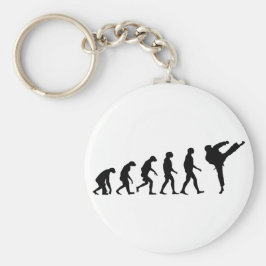 Evolutie van Karate Sleutelhanger
