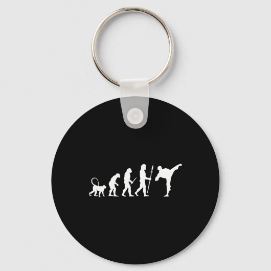 Evolutie van Karate Sleutelhanger (Voorkant)