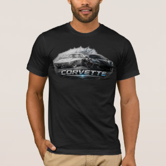 Evolutie van klassieke tot moderne Corvette-sportw T-shirt