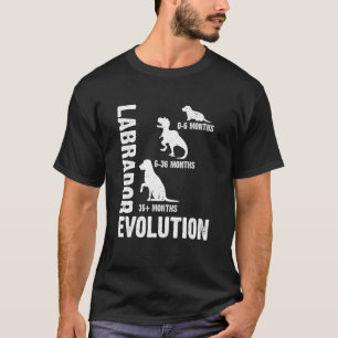 Evolutie van labrador Retriever voor een Labrador  T-shirt