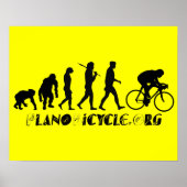 Evolutie van Logo van de Fietswerper, Texas Gear Poster (Voorkant)
