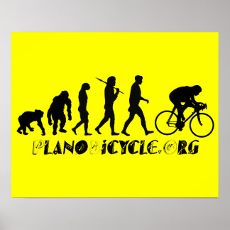 Evolutie van Logo van de Fietswerper, Texas Gear Poster