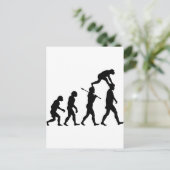 Evolutie van Man Briefkaart (Staand voorkant)