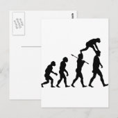 Evolutie van Man Briefkaart (Voorkant / Achterkant)