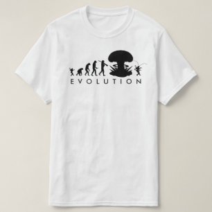 Evolutie van Man & Cockroach Funny Evolution Chart T-shirt
