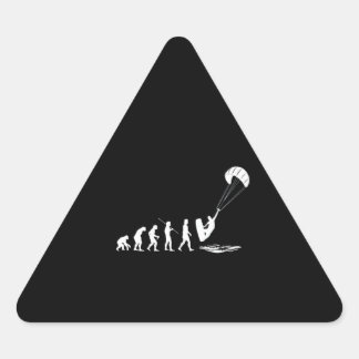 Evolutie van Man om grappige surfende geschenken t Sticker