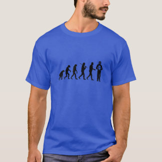 Evolutie van Man - Remo van gevaarlijke materialen T-shirt