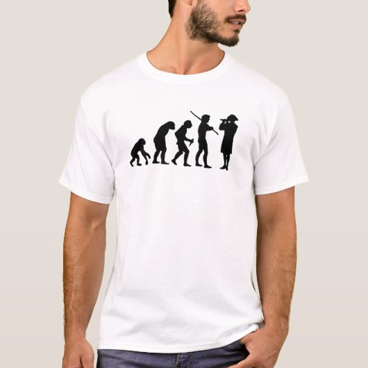 Evolutie van Man T-shirt (Voorkant)