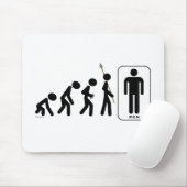 Evolutie van Mannen Muismat (Met muis)