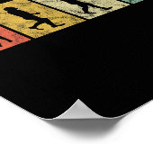 Evolutie Van Mens IJshockey Keeper Grappige Vintag Poster (Hoek)