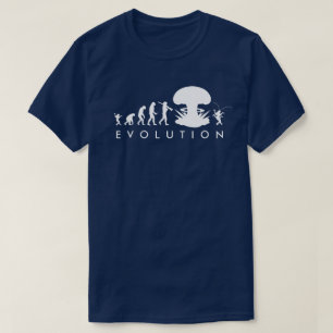 Evolutie van Mens & Kakkerlak Grappige Evolutiekaa T-shirt