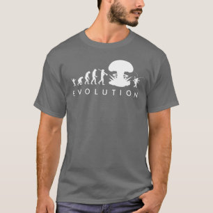 Evolutie van Mens & Kakkerlak Grappige Evolutiekaa T-shirt