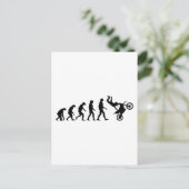 Evolutie van Motocross Briefkaart (Staand voorkant)