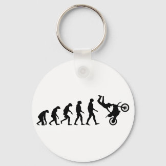 Evolutie van Motocross Sleutelhanger