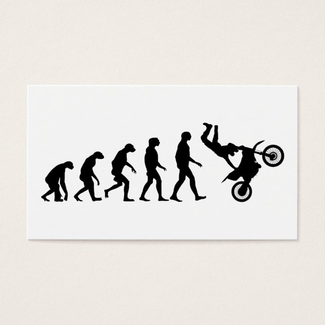 Evolutie van Motocross Visitekaartjes (Voorkant)