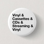 Evolutie van Muziek Knop Ronde Button 3,2 Cm (Voorkant)