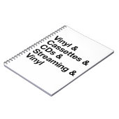 Evolutie van Muziek Notitieboek (Linkerzijde)