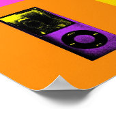 Evolutie van muziek poster (Hoek)