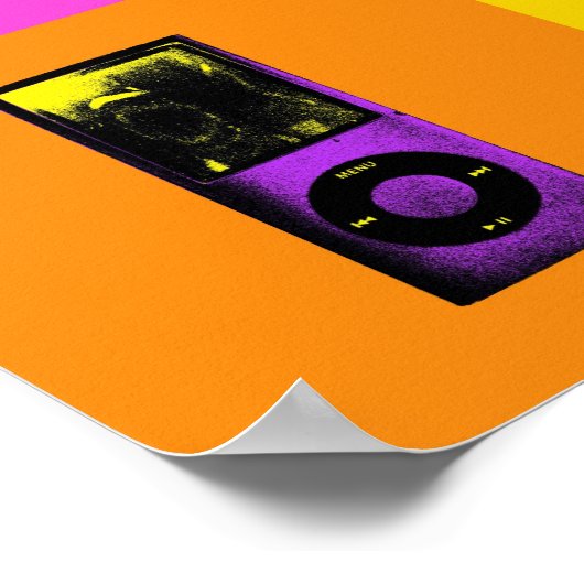 Evolutie van muziek poster (Hoek)