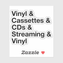 Evolutie van Muziek Sticker