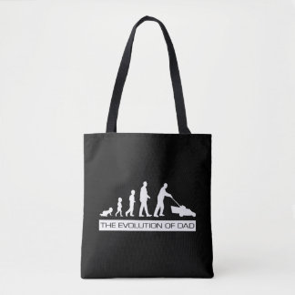 Evolutie van papa - een cadeau voor papa tote bag