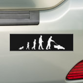 Evolutie van papa - Funny Bumpersticker (Op auto)