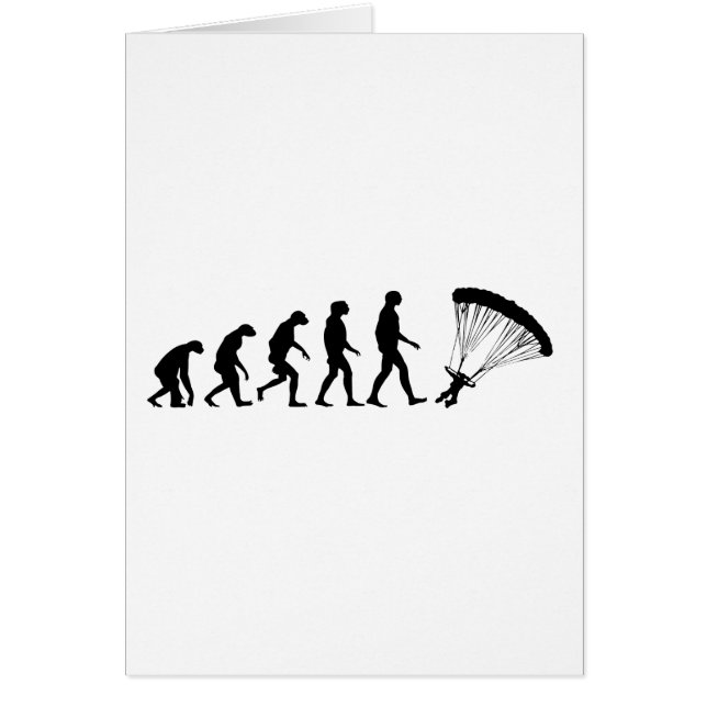 Evolutie van parachuting (Voorkant)