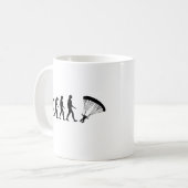 Evolutie van parachuting koffiemok (Voorkant links)