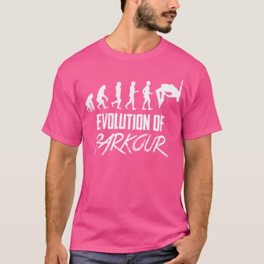 Evolutie van Parkour T-shirt (Voorkant)