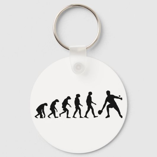 Evolutie van Ping Pong Sleutelhanger (Voorkant)