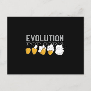 Evolutie van pop Corn Briefkaart