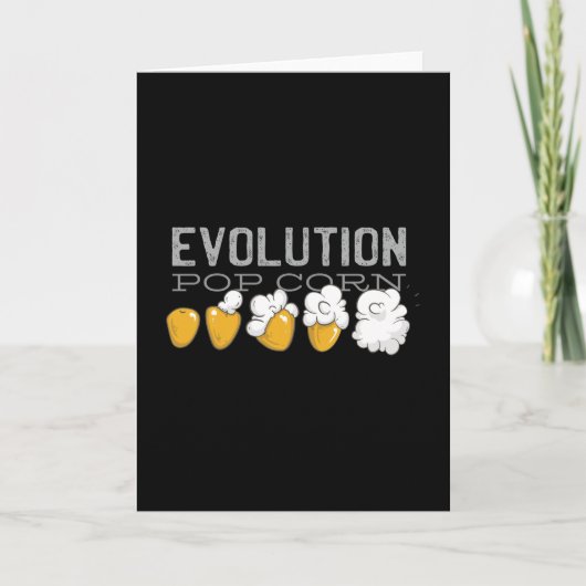 Evolutie van pop Corn Kaart (Voorkant)