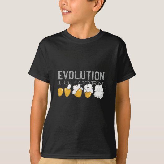 Evolutie van pop Corn T-shirt (Voorkant)