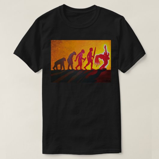 Evolutie van Rock T-shirt (Design voorkant)