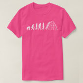 Evolutie van Roller onderzetter T-shirt (Design voorkant)
