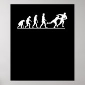 Evolutie van Rugby Poster (Voorkant)
