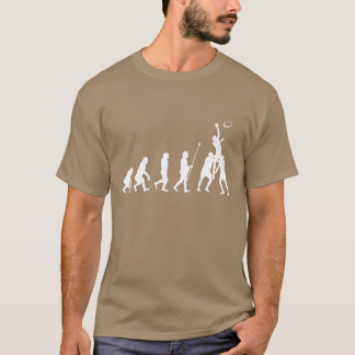 Evolutie van Rugbyrugby gezegdebal sporten retro T-shirt